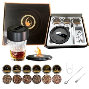 Electric Cocktail Smoker Kit with Dual-Arc Ignition