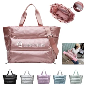 multipurpose puffy shoulder bag