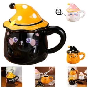 cartoon cat mugs
