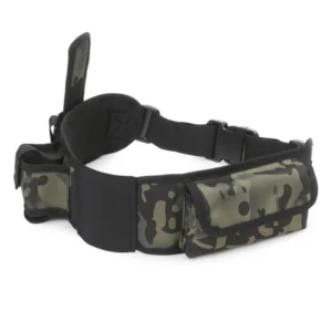 multifunctional lure fishing waist pack w/ 3 storage pouches