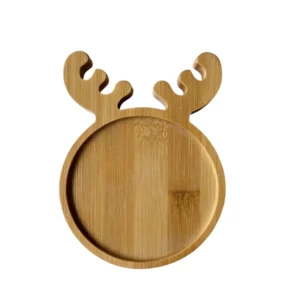deer head shaped bamboo tray deer head shaped bamboo tray