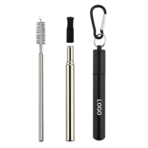 portable telescoping straw kit